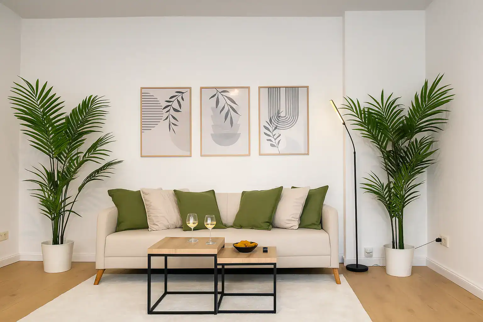 Serviced Apartments Magdeburg, Wohnzimmer Business Apartment Magdeburg Stadtfeld